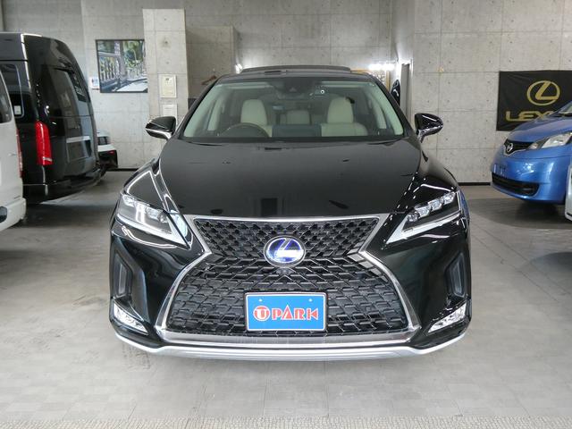 ＲＸ ＲＸ４５０ｈ　バージョンＬ　後期・白革エアシート・サンルーフ・パノラミックビューカメラ・純正タッチパネルナビ・フルセグ・３眼ＬＥＤヘッド・パワーバックドア・純正２０ＡＷ・リアシートヒーター・ＨＵＤ・セーフティＳ・ＢＳＭ・ＥＴＣ（4枚目）