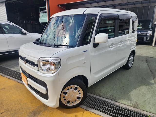 スペーシア ハイブリッドＧ　Ｗエアバック　ＡＢＳ　スマートキー　社外メモリーナビ　フルセグ　ＣＤ／ＤＶＤ（3枚目）