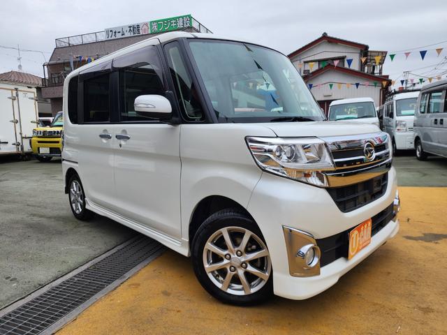 タント カスタムＸ　ＳＡ　メモリーナビ　フルセグ　左パワースライド　レーダーブレーキサポート　ＬＥＤヘッドライト　スマートキー　Ｗエアバック　ＡＢＳ（2枚目）