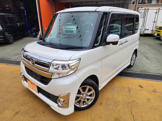 タント カスタムＸ　ＳＡ　メモリーナビ　フルセグ　左パワースライド　レーダーブレーキサポート　ＬＥＤヘッドライト　スマートキー　Ｗエアバック　ＡＢＳ（3枚目）