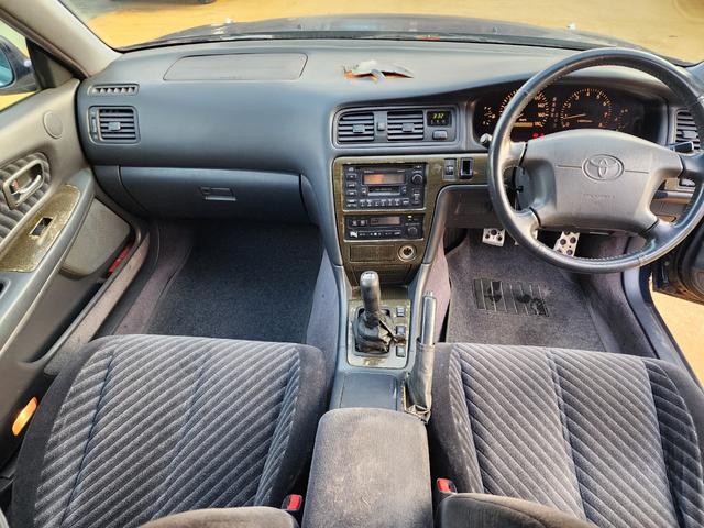 マークII ツアラーV 公認5MT ブリッツニュルスペックマフラー 車高調 社外18AWWエアバック サイドエアバック ABS HID 社外エアロ(21枚目)