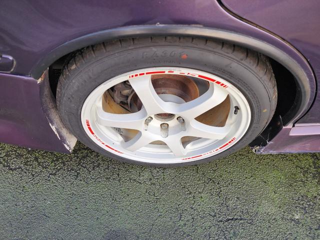 マークII ツアラーV 公認5MT ブリッツニュルスペックマフラー 車高調 社外18AWWエアバック サイドエアバック ABS HID 社外エアロ(27枚目)