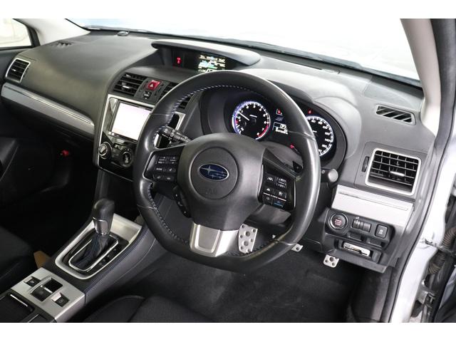 レヴォーグ １．６ＧＴ－Ｓアイサイト　ナビ　ＥＴＣ　前後ドラレコ　カロッツェナビ（ＭＲＺ０９９）　フルセグＴＶ　ＥＴＣ　スバル用品前後ドラレコ　ドアミラーオート　前席パワーシート　１８インチアルミ　ビルシュタインショック　追従クルコン　マット　ドアバイザー（16枚目）