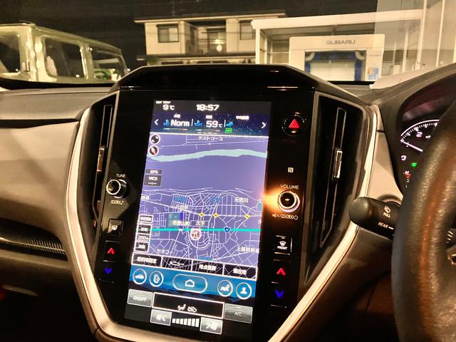 クロストレック リミテッド　アイサイト　ナビＴＶ　ＥＴＣ　全周囲カメラ　元社用車　１１．６ナビ　ＴＶ　ＥＴＣ　全周囲カメラ　ＡＵＸ　ＵＳＢ　Ｂｌｕｅｔｏｏｔｈ　ラジオ　マット＆バイザー　１８アルミ　ＡＶＨ　ＳＲＨ　前席Ｐシート＆ヒーター　１オーナー　禁煙車　記録簿（18枚目）