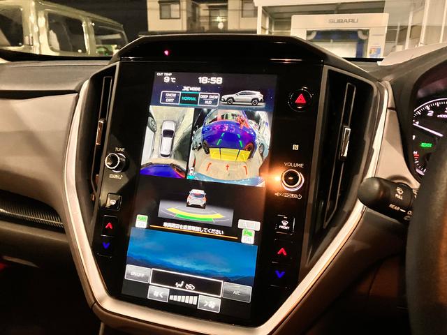 クロストレック リミテッド　アイサイト　ナビＴＶ　ＥＴＣ　全周囲カメラ　元社用車　１１．６ナビ　ＴＶ　ＥＴＣ　全周囲カメラ　ＡＵＸ　ＵＳＢ　Ｂｌｕｅｔｏｏｔｈ　ラジオ　マット＆バイザー　１８アルミ　ＡＶＨ　ＳＲＨ　前席Ｐシート＆ヒーター　１オーナー　禁煙車　記録簿（19枚目）