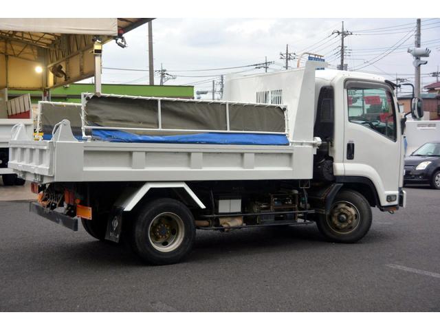 4トン ベッドレス 強化ダンプ 1方開 電動コボレーン MT 極東製 積載3800kg フォグランプ 坂道発進補助 ETC ダンプピン(9枚目)