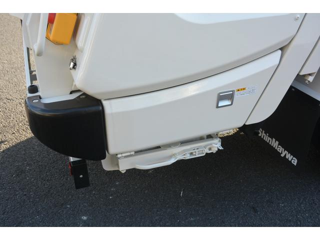 ワイド パッカー車 プレス式 連続動作 6.0立米 汚水 新明和製パッカー車 ワイドプレス式 6.0立米 連続動作 SUS汚水タンク 防臭扉 車線逸脱警報 衝突軽減ブレーキ 横滑り防止 ETC2.0 アシストアイドルアップ あみカゴ 新車時保証書 取扱説明書(22枚目)