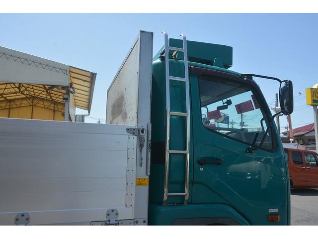 4トン 平ボディー アルミブロック 5方開 積載3700kg 標準幅 ベッドレス ルーフキャリア キャブラダー フォグランプ 坂道発進補助 ETC 燃料タンク200L タコグラフ(24枚目)