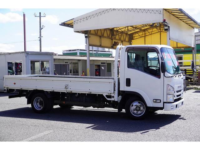 標準幅　ロング　平ボディー　２トン積　三方開　荷台鉄板張り　積載２０００ｋｇ　セイコーラック　左電格ミラー　坂道発進補助　社外ナビ　ＥＴＣ　フルフラットロー(9枚目)