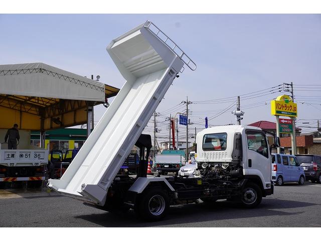 フォワード ４トン　ローダーダンプ　花見台製　三方開　２．７トン積　ベッドレス　積載２７００ｋｇ　ダンプピン　鳥居ラダー　鳥居アングル補強　荷台アングル付　坂道発進補助　ＥＴＣ　６速ＭＴ（31枚目）