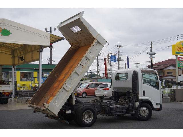 エルフトラック ワイド　強化　ローダーダンプ　積載３７５０ｋｇ　ラジコン　新明和製　一方開　ＥＴＣ　ダンプピン　ＡＴ　スライドダンプ（24枚目）
