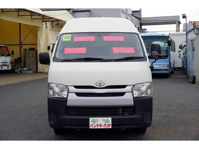 ハイエースバン ロングＤＸ　４ドア　ガソリン　６人乗　パワーゲート　荷室加工　ハイルーフ　トヨタ車体製リフト　荷台板張り　ラッシング１段　小窓　バックカメラ　純正ナビ　ワンセグＴＶ　ＡＴ（3枚目）