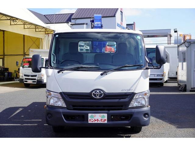 ダイナトラック ワイドロング　４段クレーン　２トン積　ラジコン　２．６３ｔ吊　積載２０００ｋｇ　タダノ製　フックイン　セイコーラック　鳥居下部鉄板張り　ロープ穴３対　ＥＴＣ　５速ＭＴ（3枚目）