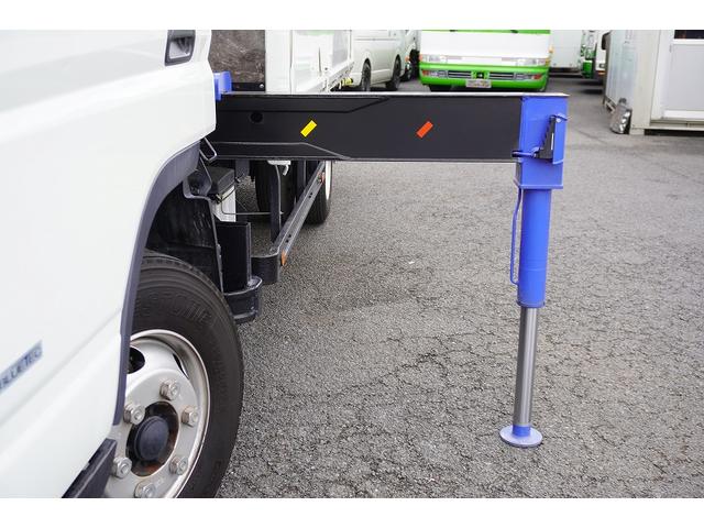 キャンター ワイド超ロング 4段クレーン ラジコン 2.93t吊 5MT 積載3350kg タダノ製 フックイン セイコーラック フォグランプ 左電格ミラー 衝突軽減ブレーキ 車線逸脱警報 ETC キーレス(33枚目)