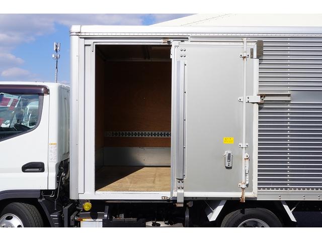 キャンター １０尺　アルミバン　２トン積　低箱　サイドドア　リア三枚扉　積載２０００ｋｇ　ラッシング１段　９０度ストッパー　左電格ミラー　キーレス　バックカメラ　ＥＴＣ　パブコ製　５速ＭＴ　標準幅　ショート（22枚目）
