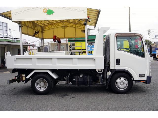 エルフトラック ワイド 強化 ローダーダンプ 新明和製 積載3750kg 一方開 スライド用ラジコン ETC ダンプピン 壁面フック3対 AT(6枚目)