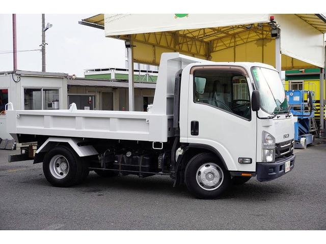 エルフトラック ワイド 強化 ローダーダンプ 新明和製 積載3750kg 一方開 スライド用ラジコン ETC ダンプピン 壁面フック3対 AT(8枚目)