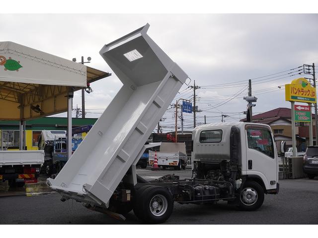エルフトラック ワイド 強化 ローダーダンプ 新明和製 積載3750kg 一方開 スライド用ラジコン ETC ダンプピン 壁面フック3対 AT(36枚目)
