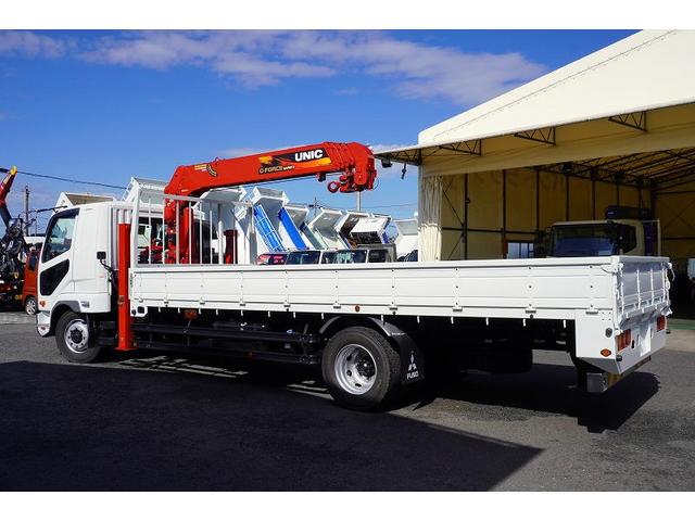 ファイター 増トン 5段セルフクレーン 7.2トン積 6m長 ラジコン ワイド ベッド付 積載7200kg 古河ユニック製 ハイジャッキ アユミ板掛け フックイン 2.93t吊 坂道発進補助 メッキ 衝突軽減ブレーキ 車線逸脱警報 回送 6速MT 重機運搬 ETC2.0(8枚目)