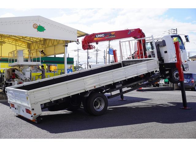 ファイター 増トン 5段セルフクレーン 7.2トン積 6m長 ラジコン ワイド ベッド付 積載7200kg 古河ユニック製 ハイジャッキ アユミ板掛け フックイン 2.93t吊 坂道発進補助 メッキ 衝突軽減ブレーキ 車線逸脱警報 回送 6速MT 重機運搬 ETC2.0(36枚目)
