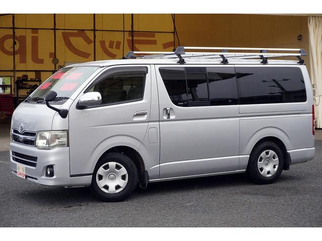 ハイエースバン ロング スーパーGL 5ドア ガソリン パワーゲート 5人乗 トヨタ車体製リフト 荷台板張り ルーフキャリア ラダー バックカメラ ナビ ワンセグTV ETC 小窓 電格ミラー オートエアコン AT リフト リアクリアランスソナー(10枚目)