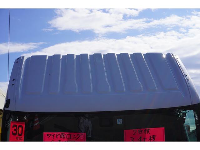デュトロ キャリアカー 2台積 3.4トン積 ウインチ ラジコン 古河ユニック 積載3400kg 油圧リアゲート バックカメラ ETC ナビ フルセグ 左電格ミラー 坂道発進補助 電動パーキングブレーキ フォグランプ 衝突軽減ブレーキ 車線逸脱警報 6速MT 積載車(16枚目)