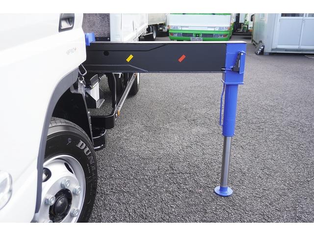 キャンター ワイド超ロング 4段クレーン 3.3トン積 タダノ ラジコン 積載3300kg フックイン 2.93t吊 バックカメラ 左電格ミラー LEDヘッドライト フォグランプ スマートキー 衝突軽減ブレーキ 車線逸脱警報 5速MT(37枚目)