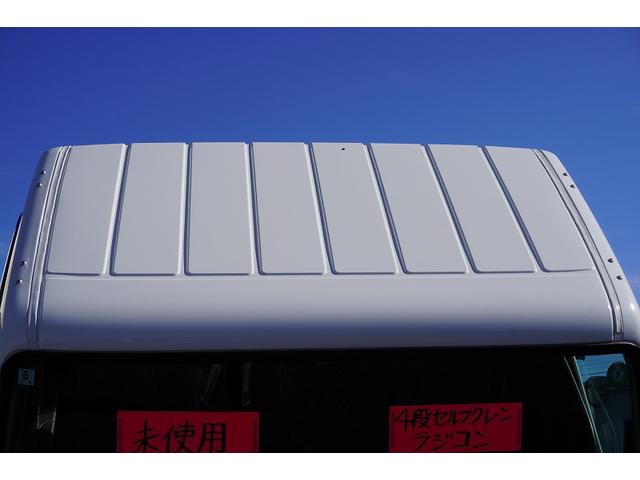 キャンター ワイド超ロング　４段セルフクレーン　３．２５トン積　ラジコン　積載３２５０ｋｇ　タダノ製　フックイン　２．６３ｔ吊　左電格ミラー　バックカメラ　ＬＥＤヘッドライト　フォグランプ　スマートキー　衝突軽減ブレーキ　車線逸脱警報　５速ＭＴ（16枚目）