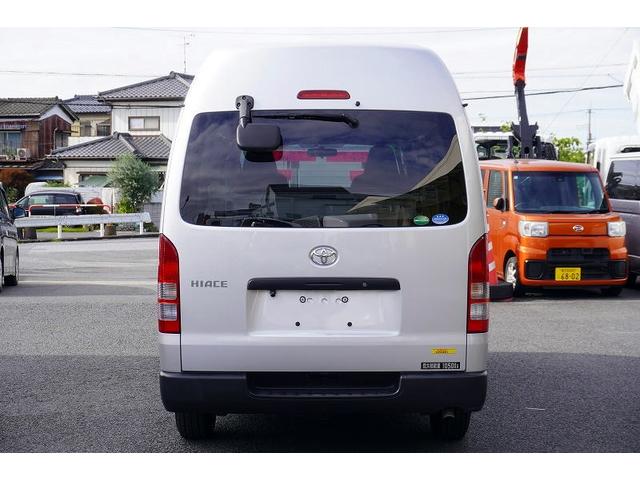 ハイエースバン ロングDX 5ドア ハイルーフ ガソリン パワーゲート AT 3人乗 和光工業製リフト ラッシング1段 荷室加工有 荷台板張り バックカメラ ETC 社外ナビ セパレーターカーテン(5枚目)