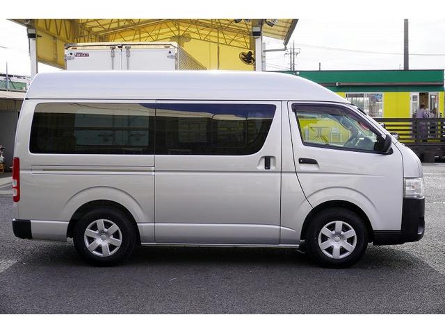 ハイエースバン ロングDX 5ドア ハイルーフ ガソリン パワーゲート AT 3人乗 和光工業製リフト ラッシング1段 荷室加工有 荷台板張り バックカメラ ETC 社外ナビ セパレーターカーテン(9枚目)