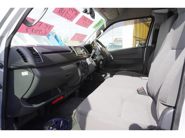ハイエースバン ロングDX 5ドア ハイルーフ ガソリン パワーゲート AT 3人乗 和光工業製リフト ラッシング1段 荷室加工有 荷台板張り バックカメラ ETC 社外ナビ セパレーターカーテン(37枚目)