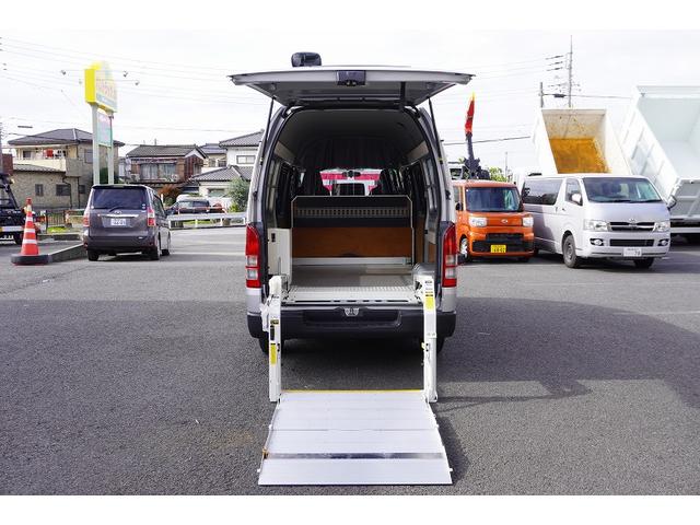 ハイエースバン ロングDX 5ドア ハイルーフ ガソリン パワーゲート AT 3人乗 和光工業製リフト ラッシング1段 荷室加工有 荷台板張り バックカメラ ETC 社外ナビ セパレーターカーテン(41枚目)