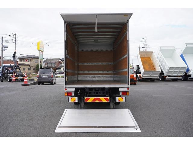 エルフトラック ワイドロング アルミバン サイドドア 跳上パワーゲート 積載3500kg ラッシング3段 左電格ミラー バックカメラ ナビ ETC フォグランプ 日本フルハーフ製 AT リフト 3.5トン(32枚目)