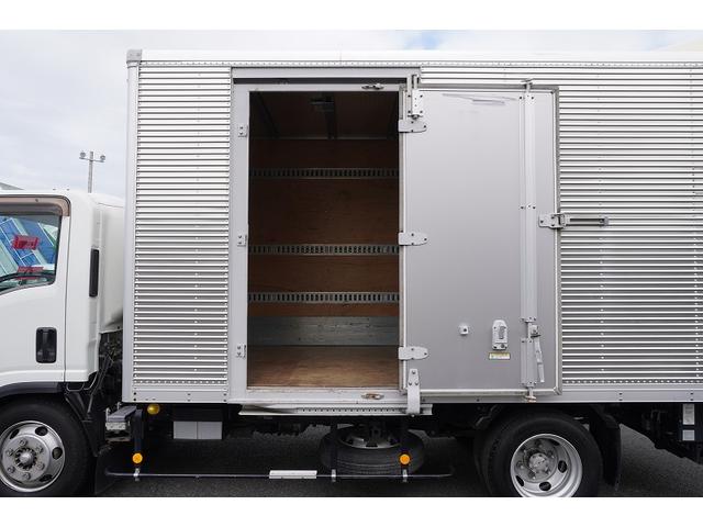 エルフトラック ワイドロング アルミバン サイドドア 跳上パワーゲート 積載3500kg ラッシング3段 左電格ミラー バックカメラ ナビ ETC フォグランプ 日本フルハーフ製 AT リフト 3.5トン(39枚目)