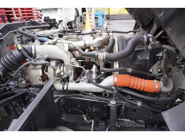 ヒノレンジャー 増トン ベッド 4段クレーン 7.1トン積 6m長 ラジコン 標準幅 積載7100kg 古河ユニック製 アルミブロック フックイン 2.93t吊 差違いアウトリガー 角足 セイコーラック アオリ上部プロテクター 鳥居板張り工具入れ 坂道発進補助 メッキ(38枚目)