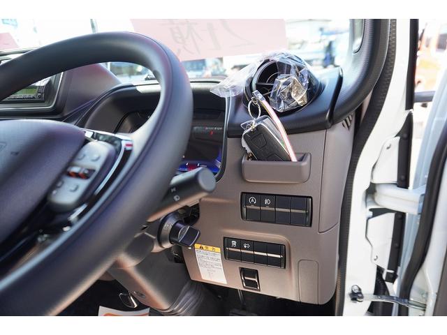 キャンター １０尺　冷蔵冷凍車　２トン　サイドドア　低温　ラッシング１段　積載２０００ｋｇ　東プレ製　－３０度設定　エアリブ　荷台ステンレス張り　スノコ付　９０度ストッパー　バックカメラ　左電格ミラー　ＬＥＤヘッドライト　フォグランプ　衝突軽減ブレーキ　ショート（33枚目）