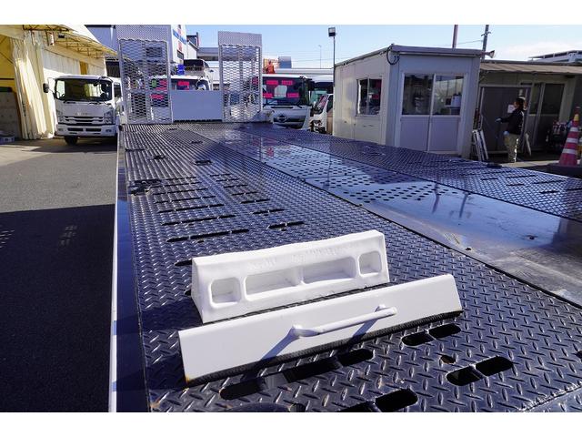 フォワード 増トン　標準幅　ベッド　３段クレーン　セーフティーローダー　ＡＴ車　タダノ製　車載専用　ラジコン　フックイン　２．９３ｔ吊　ウインチ　アオリ無し　床フック　荷台シマ板張り　坂道発進補助　左電動格納ミラー　社外ナビ　バックカメラ　アルミホイール（22枚目）