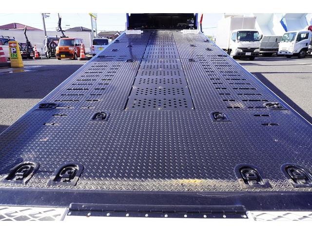 フォワード 増トン　標準幅　ベッド　３段クレーン　セーフティーローダー　ＡＴ車　タダノ製　車載専用　ラジコン　フックイン　２．９３ｔ吊　ウインチ　アオリ無し　床フック　荷台シマ板張り　坂道発進補助　左電動格納ミラー　社外ナビ　バックカメラ　アルミホイール（48枚目）