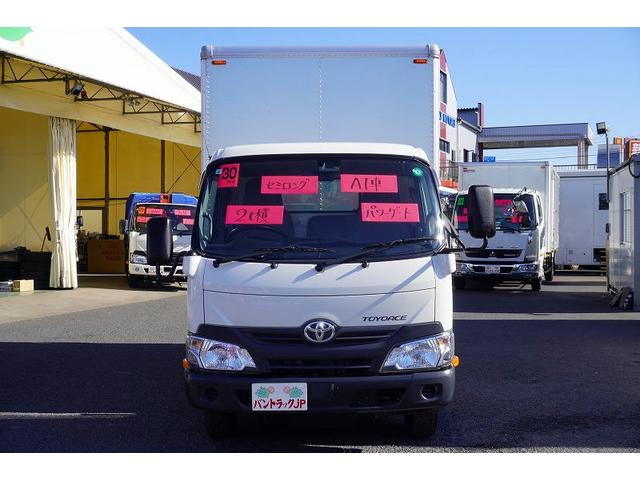 トヨエース 標準幅　セミロング　アルミバン　２トン　垂直パワーゲート　積載２０００ｋｇ　リア観音扉　垂直リフト　バックカメラ　ナビ　ワンセグＴＶ　ＥＴＣ　衝突軽減ブレーキ　車線逸脱警報　北村製　ＡＴ（4枚目）