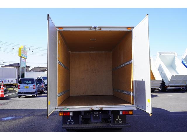 キャンター １０尺　アルミバン　２トン積　ラッシング２段　バックカメラ　積載２０００ｋｇ　ＥＴＣ　フォグランプ　全高２７７ｃｍ　衝突軽減ブレーキ　車線逸脱警報　パブコ製　５速ＭＴ　標準幅　ショート　左電格ミラー　９０度ストッパー（29枚目）