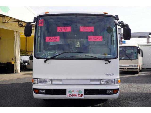 メルファ 送迎バス　３９人乗　２ドア　スイング自動ドア　プレヒーター　モケットシート　荷室スペース　小型トランク　総輪エアサス　ガイド席　オートエアコン　バックカメラ　ルームラック　アルミホイール　ＡＴ（3枚目）