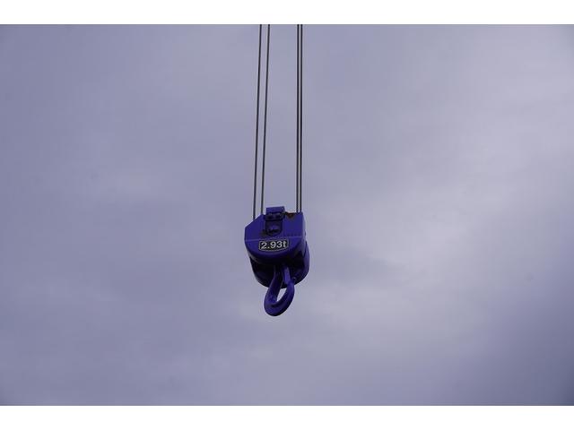 スーパーグレート 大型　４段セルフクレーン　ラジコン　ウインチ　１１．８トン積　２デフ　ベッド付　積載１１８００ｋｇ　タダノ製　ウインチ　いそのボディー製造りボディー　鳥居シマ板張り　床フック１０対　スタンション穴　アユミ板入れ　バックカメラ　ＥＴＣ２．０　メッキ　重機運搬　ＡＴ（12枚目）