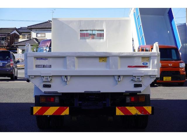 デュトロ ワイド　強化　ローダーダンプ　新明和製　三方開　３．７トン積　積載３７００ｋｇ　ダンプピン　ＥＴＣ　６速ＭＴ（5枚目）
