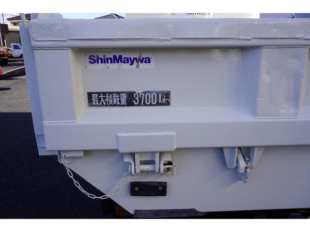 デュトロ ワイド　強化　ローダーダンプ　新明和製　三方開　３．７トン積　積載３７００ｋｇ　ダンプピン　ＥＴＣ　６速ＭＴ（20枚目）
