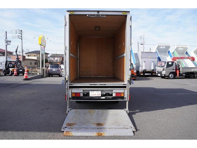 ダイナトラック 10尺 アルミバン 2トン積 サイドドア パワーゲート AT 積載2000kg リア観音扉 ラッシング1段 壁面フック バックカメラ ETC ナビ ワンセグTV 左電格ミラー 衝突軽減ブレーキ 車線逸脱警報 トヨタ車体製 スライドリフト ショート 標準幅(24枚目)