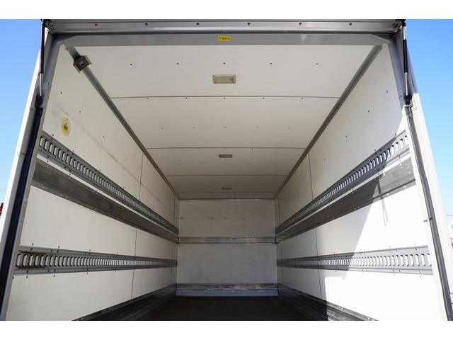 デュトロ ワイド超ロング　アルミバン　３トン　跳上パワーゲート　ＡＴ　積載２９５０ｋｇ　ラッシング２段　荷台一部シマ板張り　バックカメラ　社外ナビ　フルセグＴＶ　ＥＴＣ２．０　左電格ミラー　ＬＥＤヘッドライト　フォグ　クリアランスソナー　スマートキー　日本フルハーフ製（22枚目）