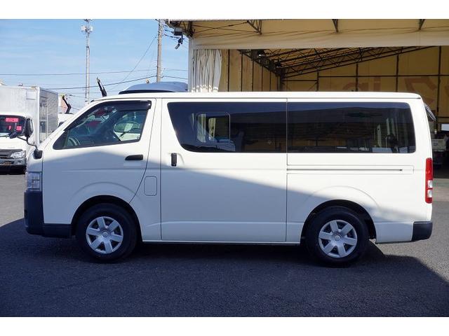 レジアスエースバン ロング DX 5ドア ガソリン車 6人乗 パワーゲート AT トヨタ車体製リフト 小窓 キーレス ETC ワンオーナー リフト昇降能力260kg(3枚目)