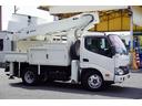 デュトロ 高所作業車　タダノ製ＡＴ－１００ＴＴＥ　最大地上高９．９ｍ　ＦＲＰバケット　バケット積載荷重２００ｋｇ　積載３００ｋｇ　工具入れ　ブーム自動格納　ジョイスティックタイプ　アワーメーター１５４０ｈ　社外ナビ　フォグランプ　左電格ミラー　電気工事仕様　ＡＴ（4枚目）