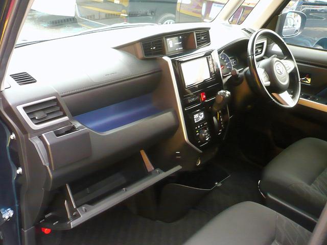 ルーミー カスタムG-T 純正SDナビ ワンセグTV 全方位カメラ CD再生 Bluetooth電話&音楽 ETC スマートキー 両側自動ドア クルーズコントロール LEDヘッドライト I-STOP 衝突軽減ブレーキ(45枚目)