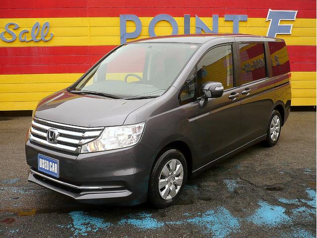 ステップワゴン G Eセレクション 純正8型メモリーナビ フルセグTV バックカメラ CD録音&DVD再生 Bluetooth電話のみ ETC スマートキー 後席フリップダウンモニター 両側自動ドア クルーズコントロール I-STOP(4枚目)